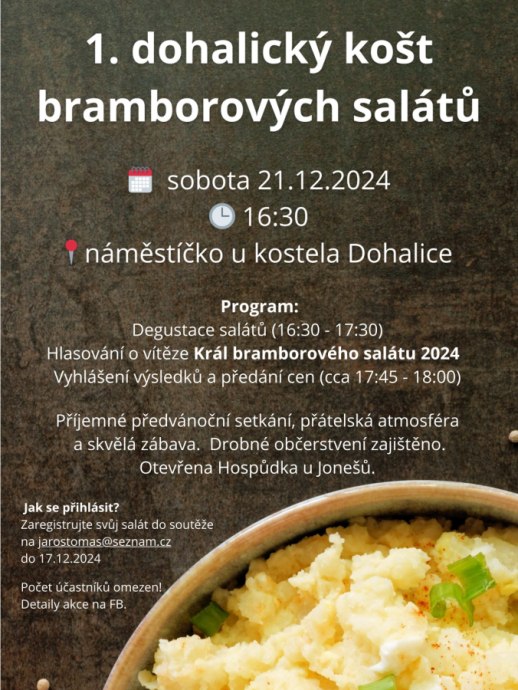 1. dohalický košt bramborových salátů