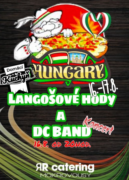 Langošové hody a koncert DC BAND v Mokrovousích