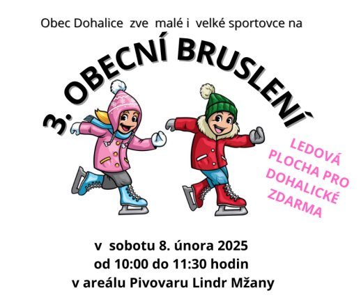 3. obecní bruslení