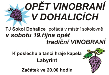 Vinobraní TJ Sokol Dohalice