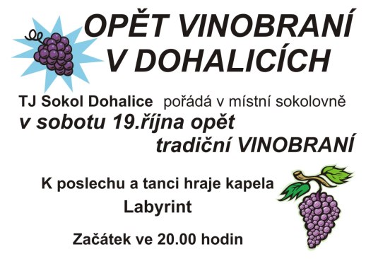 Vinobraní TJ Sokol Dohalice